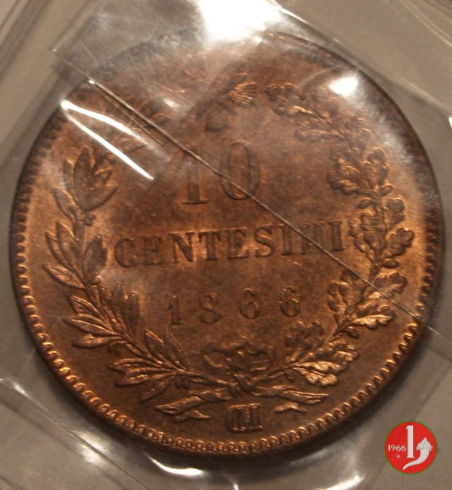 10 centesimi 1866 (Strasburgo)