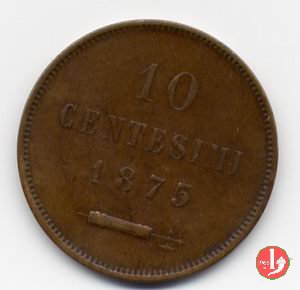 10 centesimi 1875 (Milano)