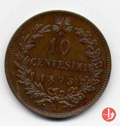 10 centesimi 1893 (Roma)