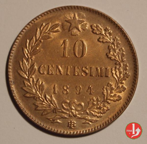 10 centesimi 1894 (Birmingham)