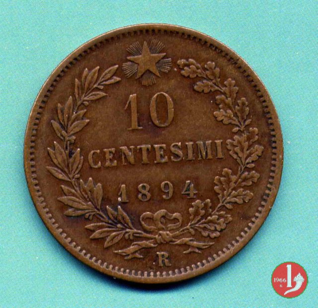 10 centesimi 1894 (Roma)