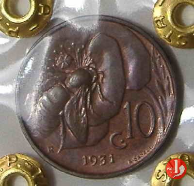 10 centesimi ape 1931 (Roma)