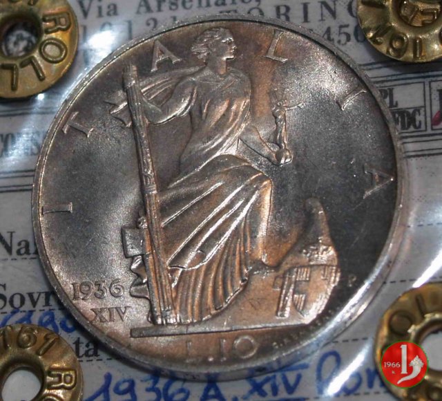 10 lire impero 1936 (Roma)