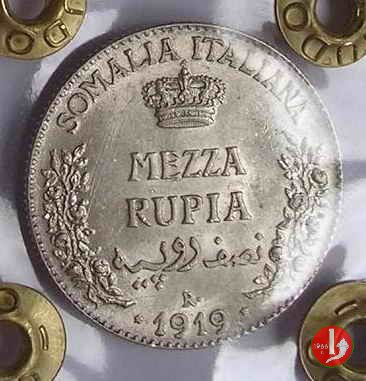 1/2 rupia 1919 (Roma)