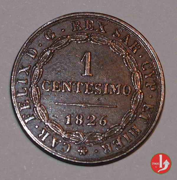 1 centesimo 1826 (Torino)