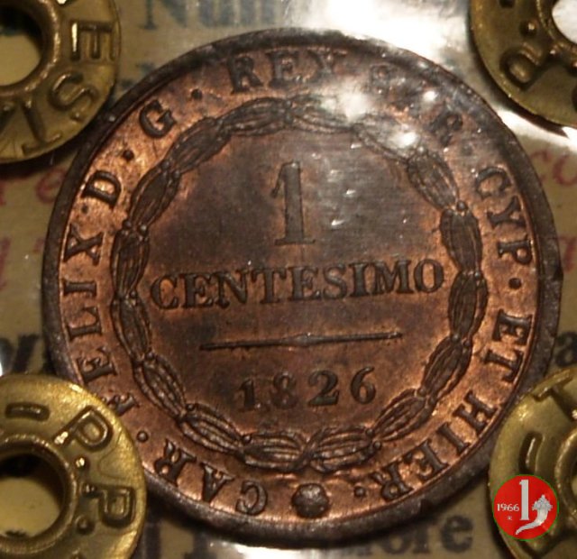 1 centesimo 1826 (Torino)