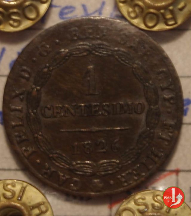 1 centesimo 1826 (Genova)