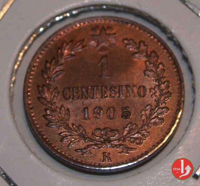 1 centesimo valore 1905 (Roma)