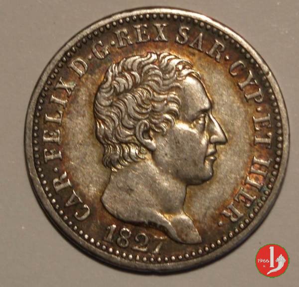 1 lira 1827 (Torino)