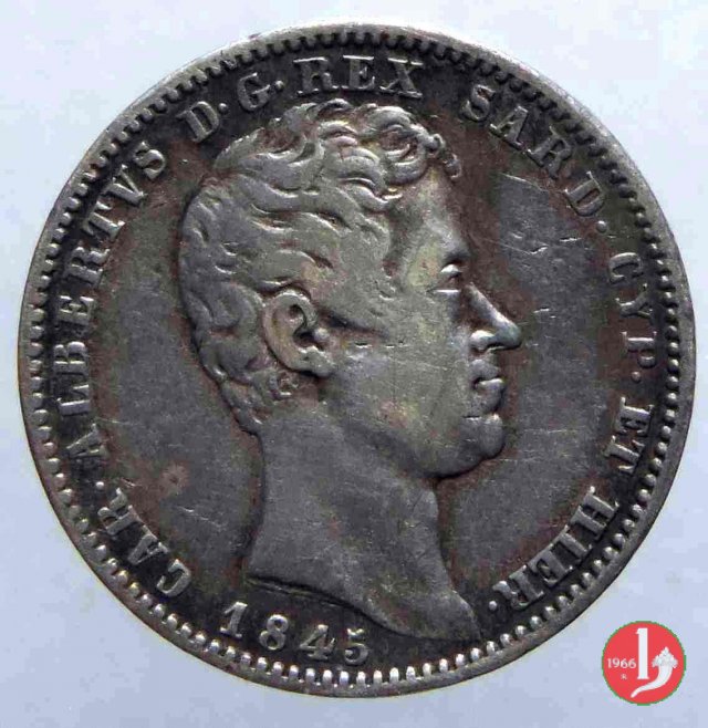 1 lira 1845 (Torino)