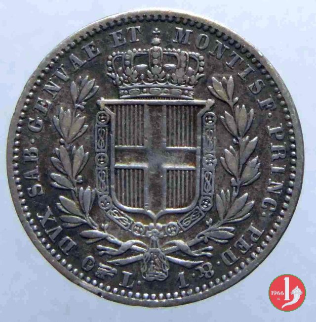 1 lira 1845 (Torino)