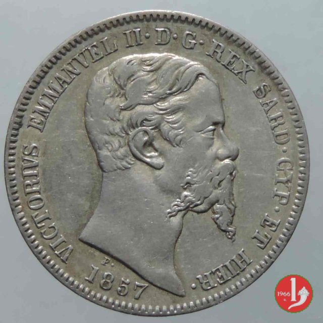 1 lira 1857 (Torino)
