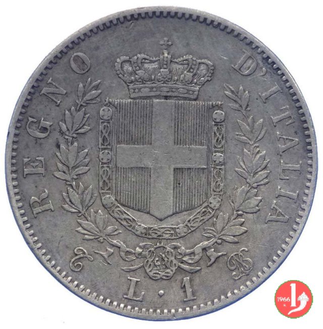 1 lira stemma 1862 (Torino)