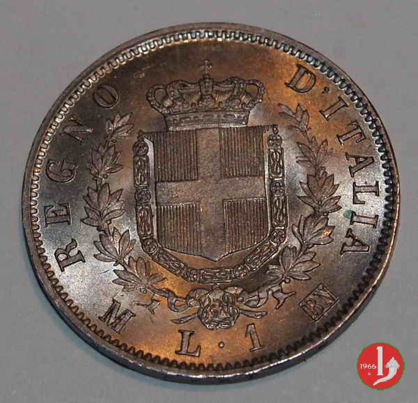 1 lira stemma 1863 (Milano)