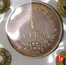 1 lira valore 1863 (Milano)