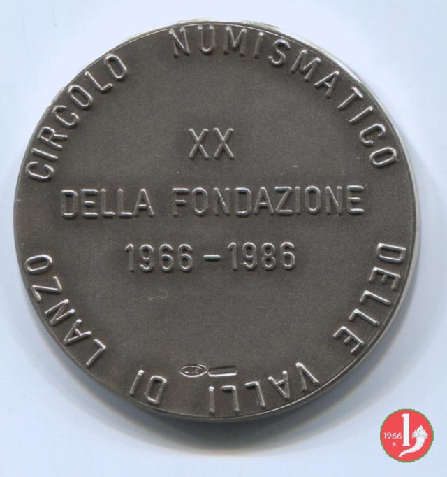 20° Circolo Numismatico Valli di Lanzo 1986 1986