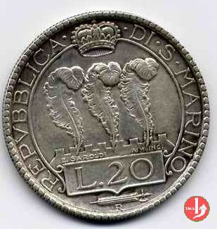 20 lire 1932 (Roma)