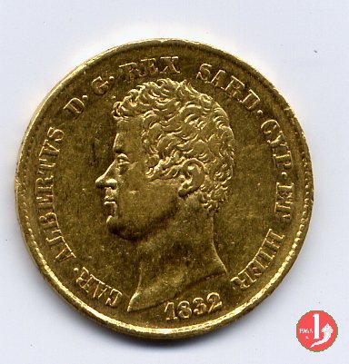 20 lire o Marengo 1832 (Genova)