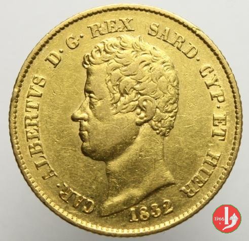 20 lire o Marengo 1832 (Genova)