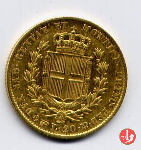 20 lire o Marengo 1833 (Torino)