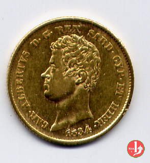 20 lire o Marengo 1834 (Torino)