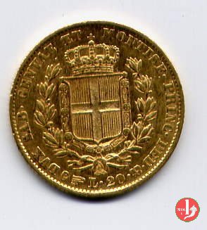 20 lire o Marengo 1834 (Torino)