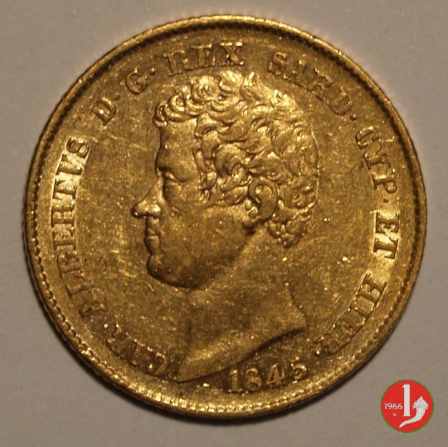 20 lire o Marengo 1845 (Torino)