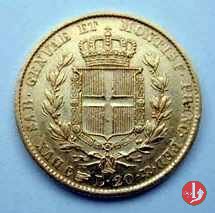 20 lire o Marengo 1846 (Torino)