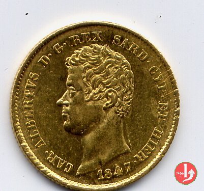 20 lire o Marengo 1847 (Torino)