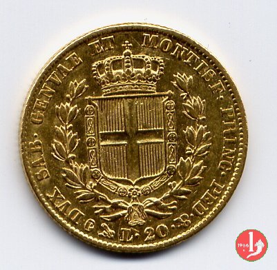 20 lire o Marengo 1849 (Genova)