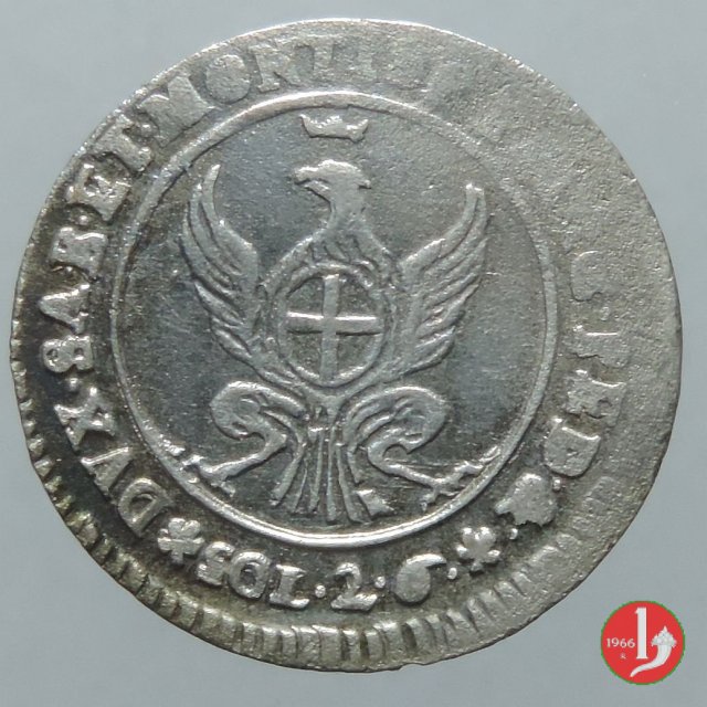 2,6 soldi 1758 (Torino)