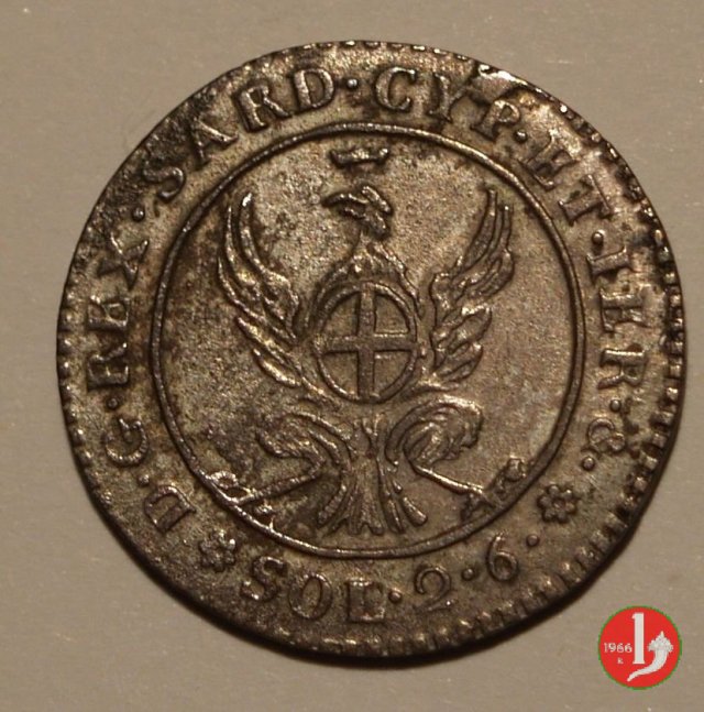 2,6 soldi 1798 (Torino)