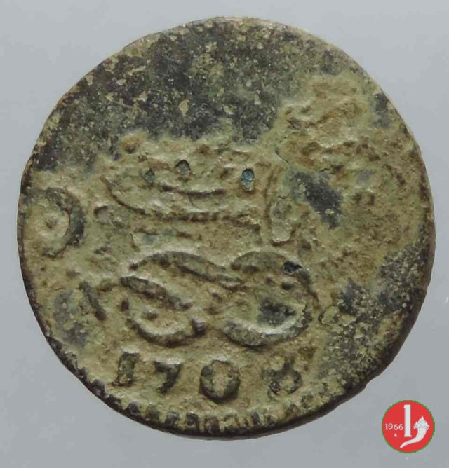 2 Denari II tipo 1708 (Torino)