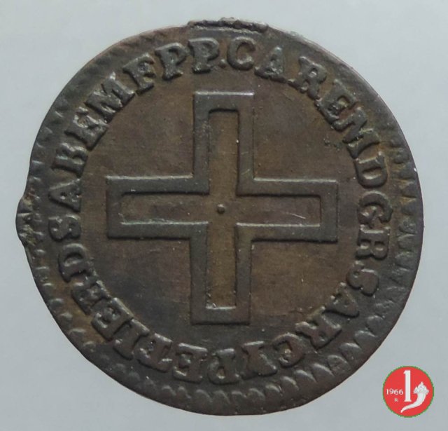 2 Denari 1762 (Torino)