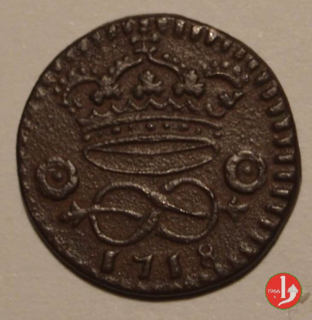 2 denari 1718 (Torino)