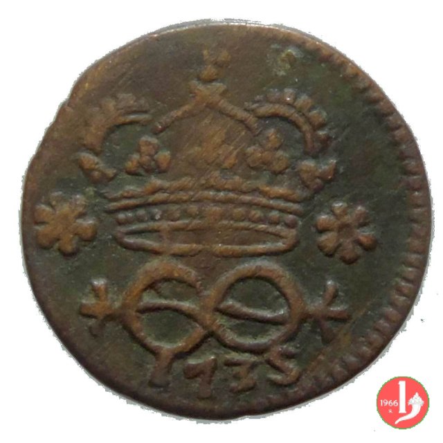 2 denari 1735 (Torino)