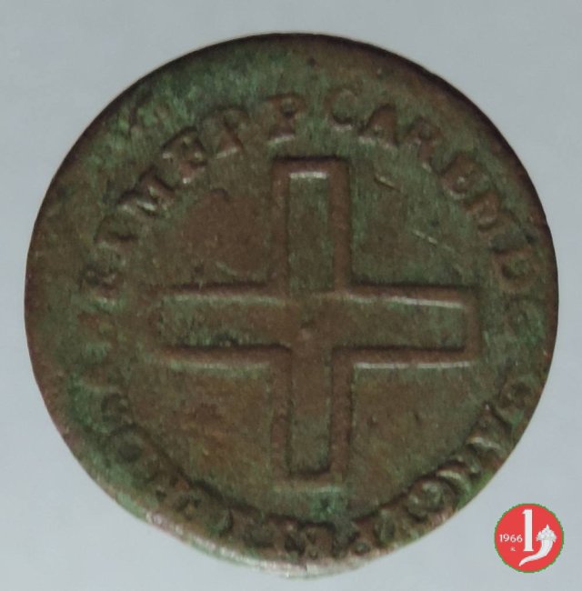 2 denari 1744 (Torino)