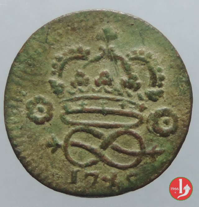 2 denari 1745 (Torino)