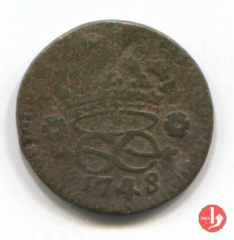 2 denari 1748 (Torino)