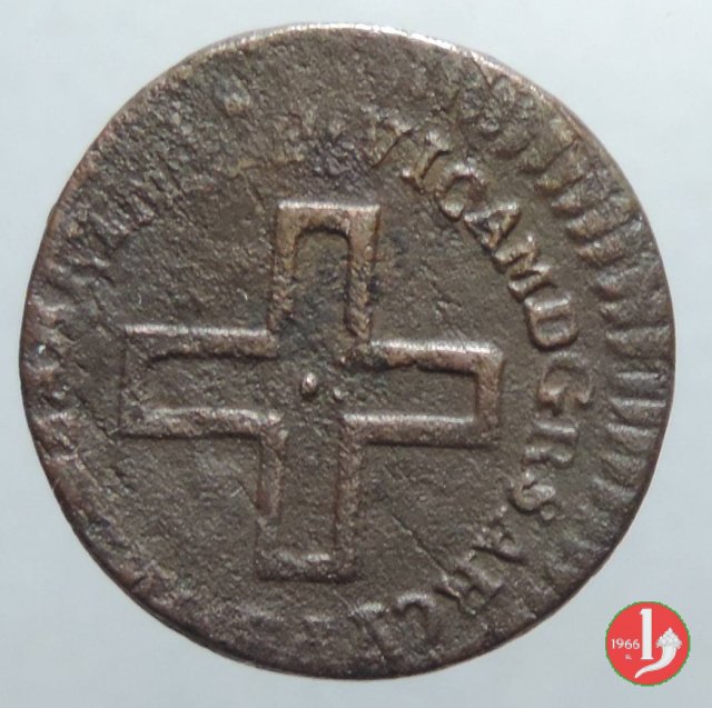 2 denari 1781 (Torino)