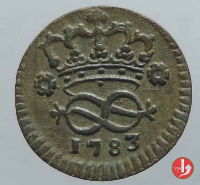 2 denari 1783 (Torino)