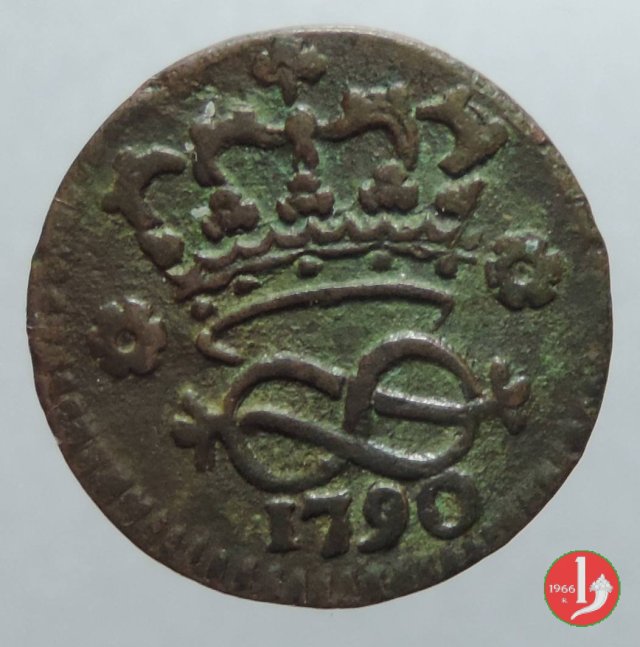 2 denari 1790 (Torino)