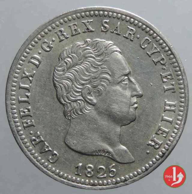 2 lire 1825 (Torino)