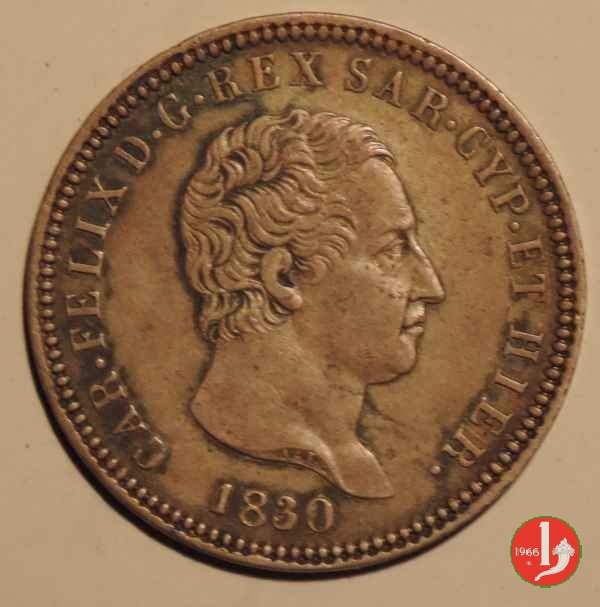 2 lire 1830 (Genova)