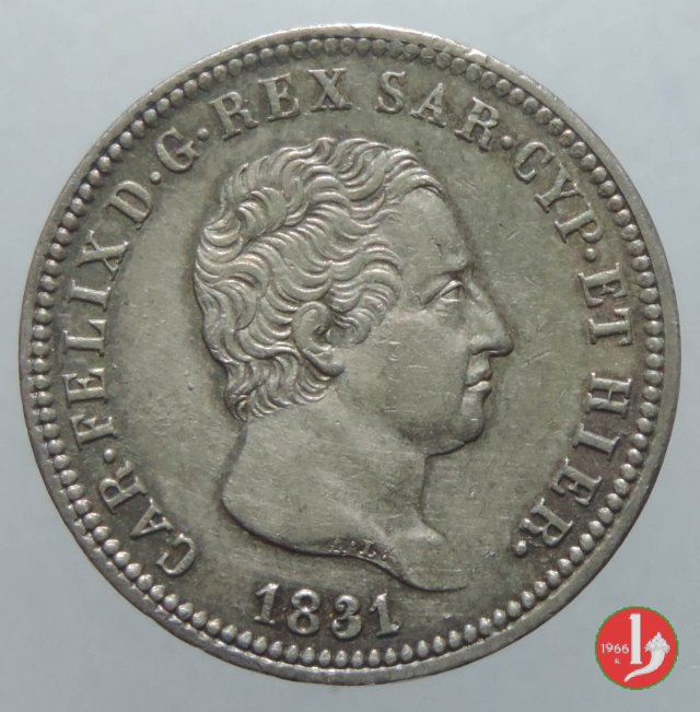 2 lire 1831 (Genova)