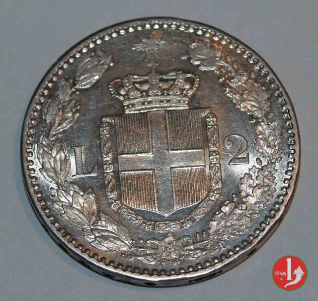 2 lire 1881 (Roma)