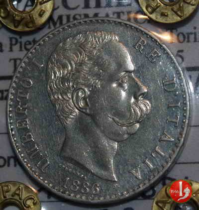 2 lire 1886 (Roma)