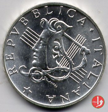 500 lire anno europeo della Musica 1985 (Roma)