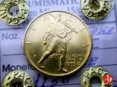 50 lire littore 1933 (Roma)