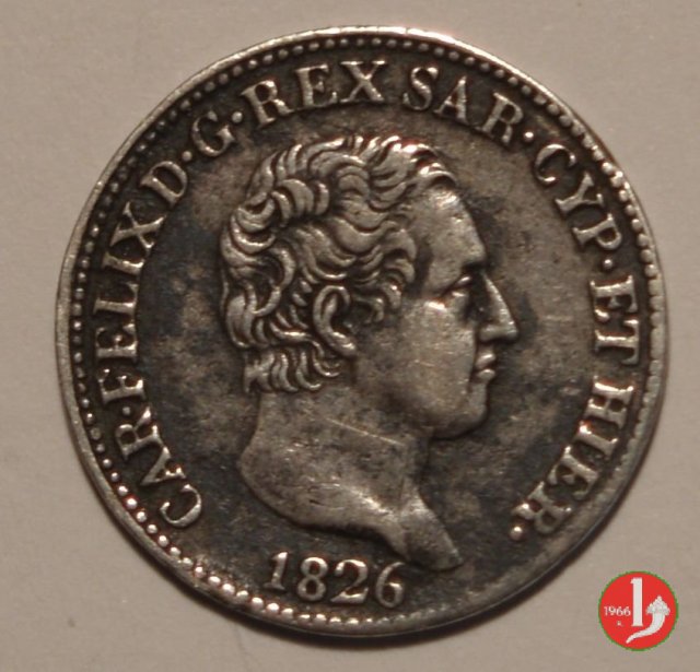 50 centesimi 1826 (Genova)